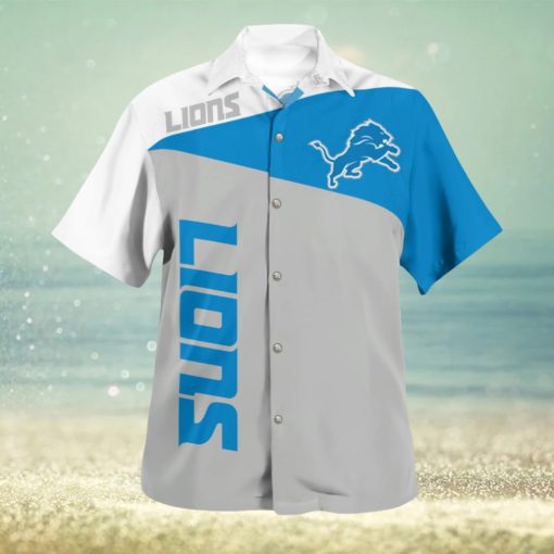 Detroit Lions Lei 3D Hawaiian Shirt Best For Fans Beach Gift For Men And Women