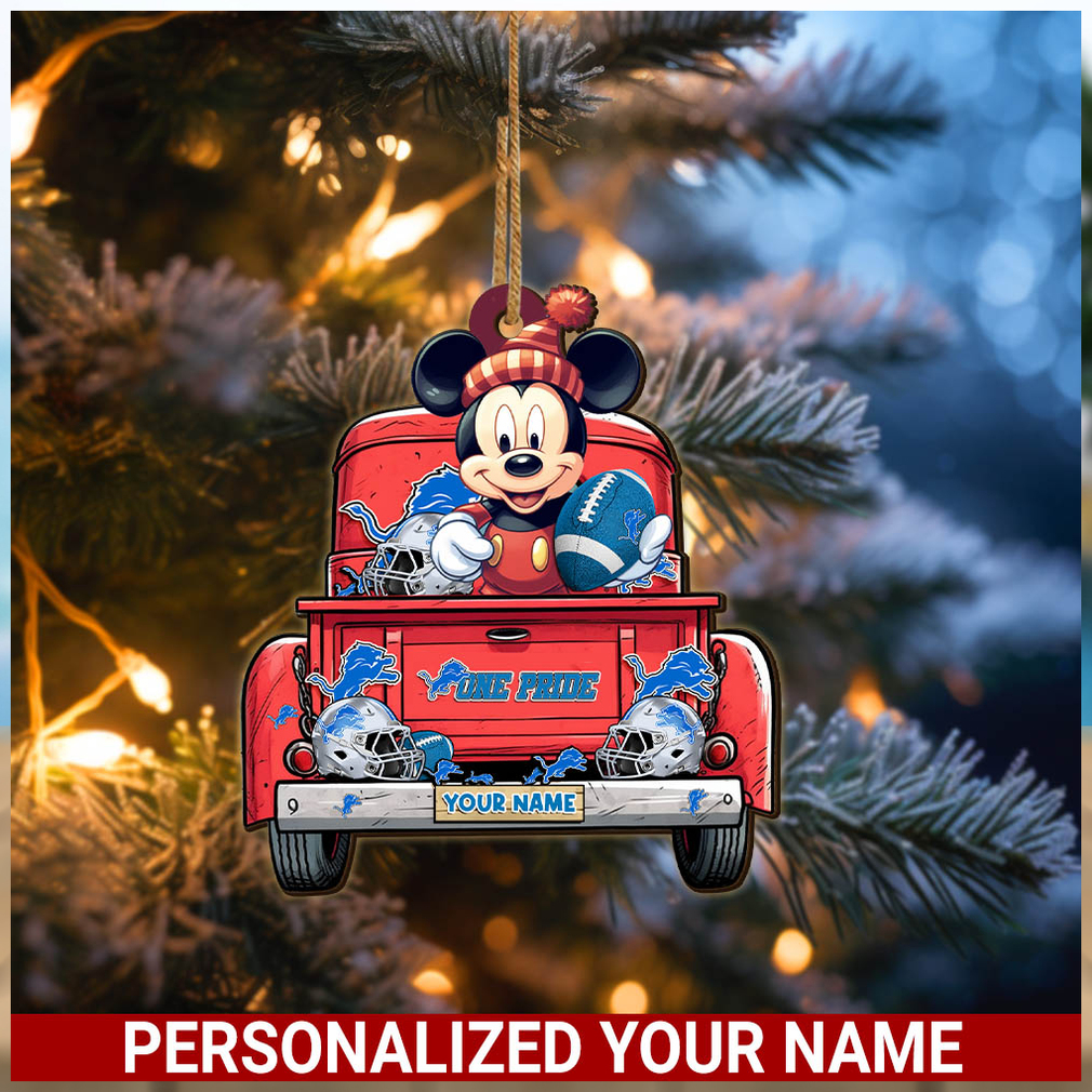 Detroit Lions NFL Mickey Ornament Personalized Your Name SP12102341ID05 Detroit Lions NFL Mickey Ornament Personalized Your Name SP12102341ID05