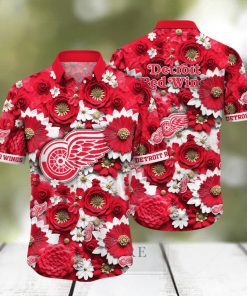 Detroit Red Wings NHL Hawaiian Shirt Trending For This Summer Customize Shirt Any Team