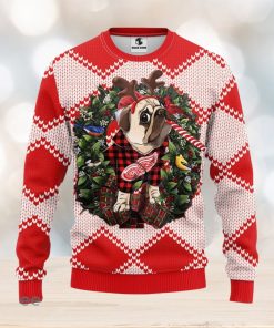 Detroit Red Wings Pub Dog Christmas Ugly Sweater