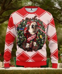 Detroit Red Wings Pub Dog Christmas Ugly Sweater