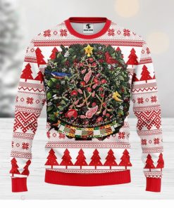 Detroit Red Wings Tree Ball Xmas Ugly Christmas Sweater Best Christmas Gift Ideas