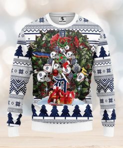 Detroit Tigers Christmas Tree Ugly Sweater