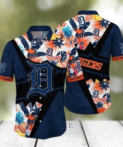 Detroit Tigers MLB Hawaiian Shirt Parasols Aloha Shirt