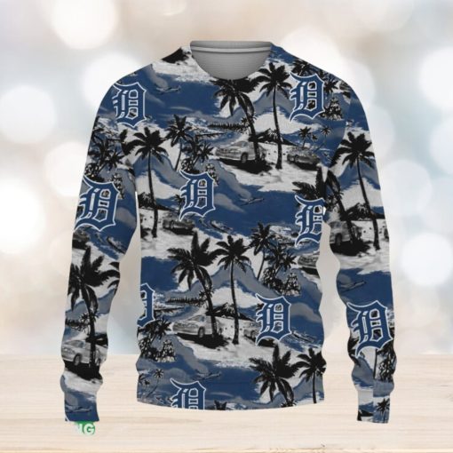 Detroit Tigers Tropical Patterns For Fans Club Gifts Ugly Xmas Sweater Gift Holidays