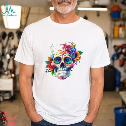 Dia De Los Muertos T Shirt Day Of The Dead Sugar Skull Sweatshirt Classic