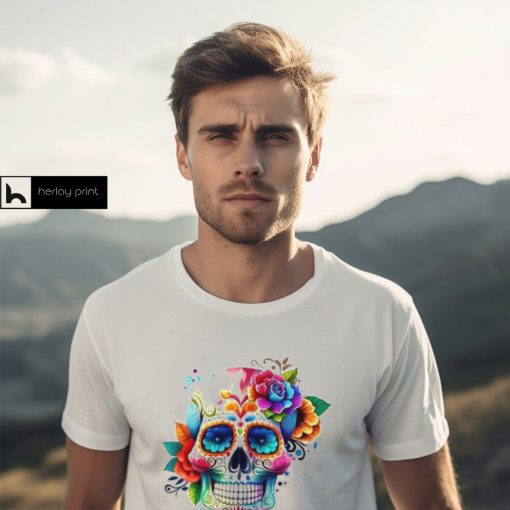 Dia De Los Muertos T Shirt Day Of The Dead Sugar Skull Sweatshirt Classic