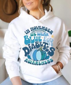 Diabetes Awareness In November We Wear Blue T Shirt