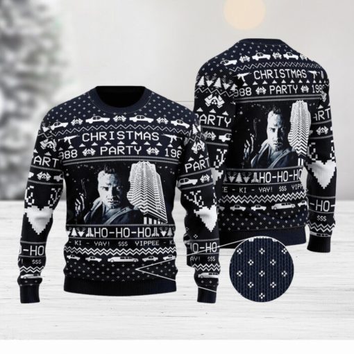 Die Hard Christmas Party Ho Ho Ho Ugly Christmas Sweater