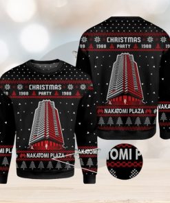 Die Hard Nakatomi Plaza Party 1988 Trendy Ugly 3D Sweater For Xmas