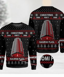 Die Hard Nakatomi Plaza Party 1988 Trendy Ugly 3D Sweater For Xmas