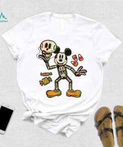 Disney 100 Mickey Mouse Skeleton Costume Halloween D100 T Shirt
