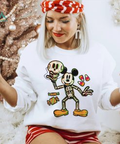 Disney 100 Mickey Mouse Skeleton Costume Halloween D100 T Shirt