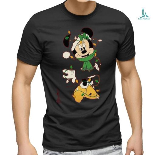 Disney Couples Mickey and Minnie Mouse Christmas Lights shirt