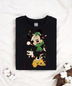 Disney Couples Mickey and Minnie Mouse Christmas Lights shirt