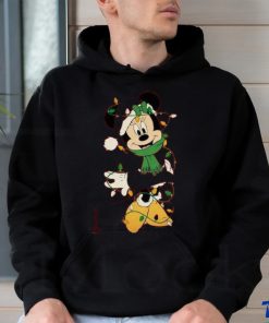 Disney Couples Mickey and Minnie Mouse Christmas Lights shirt