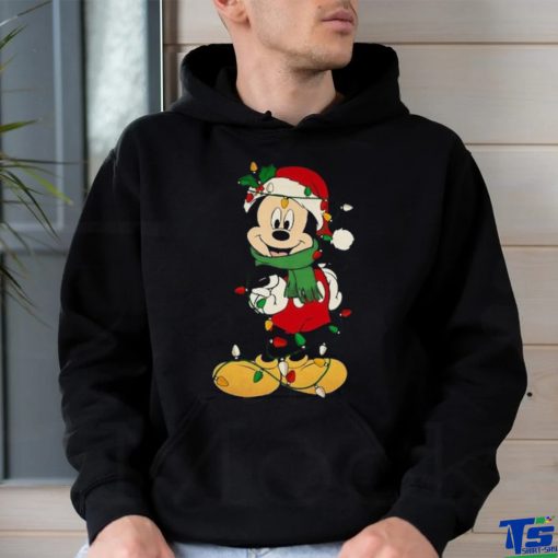 Disney Couples Mickey and Minnie Mouse Christmas Lights shirts