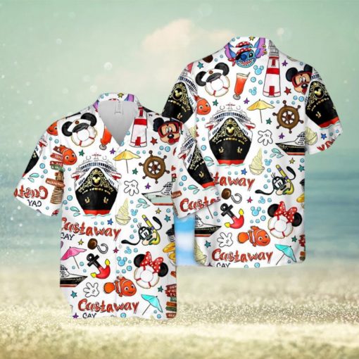 Disney Cruise Hawaiian Shirt, Short Sleeve Hawaiian Aloha Shirt, Disney Shirt, Disney Cruise Birthday Hawaiian