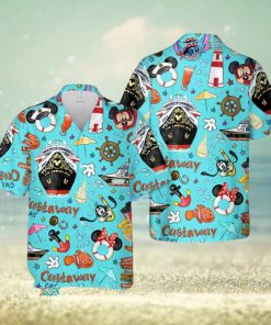 Disney Cruise V2 Hawaiian Shirt, Short Sleeve Hawaiian Aloha Shirt, Disney Cruise Shirt, Mickey Birthday Hawaiian