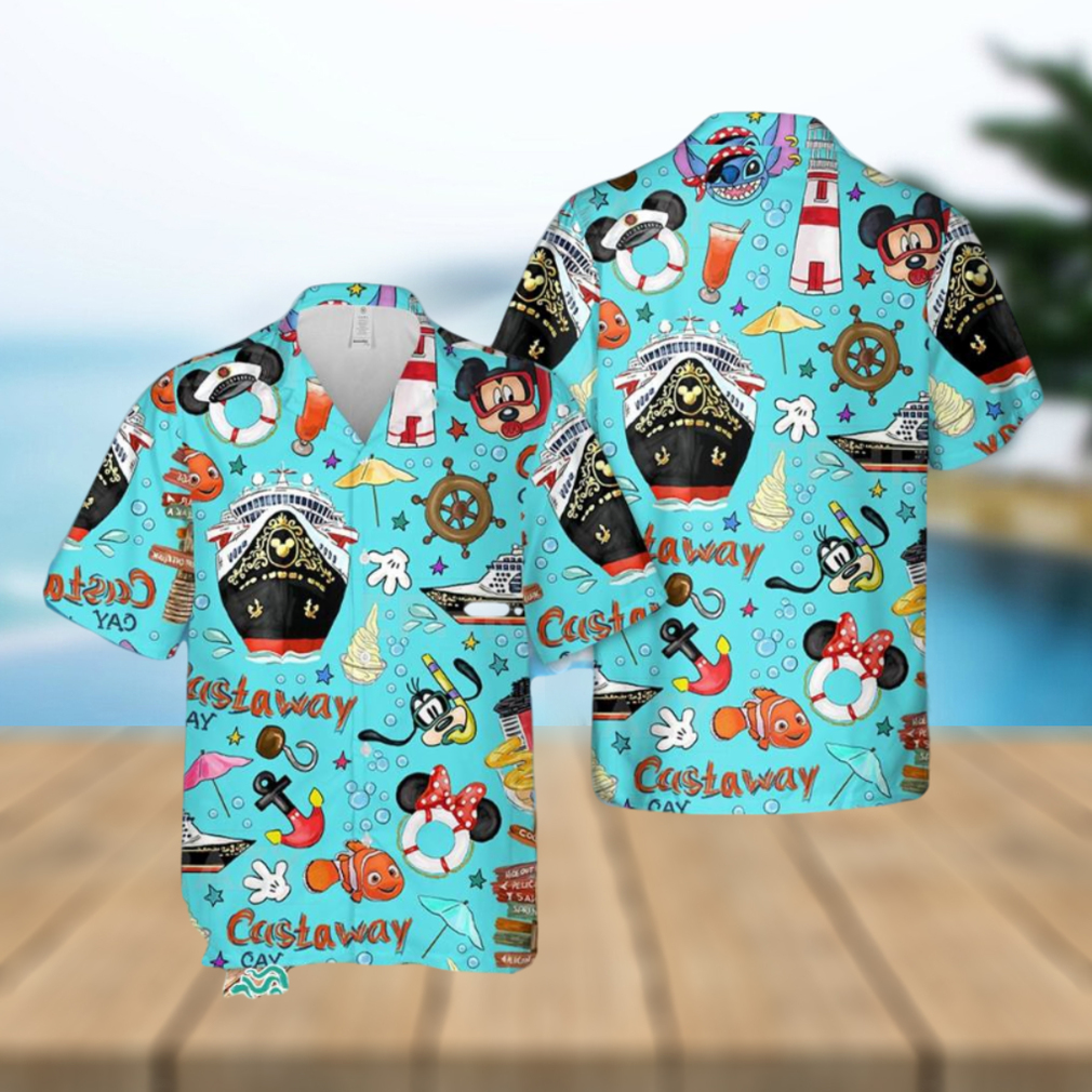Disney Cruise V2 Hawaiian Shirt, Short Sleeve Hawaiian Aloha Shirt