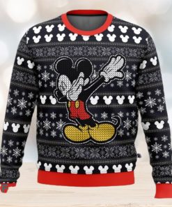 Disney Mickey Dabbing Ugly Christmas Sweaters 3D Super Hot