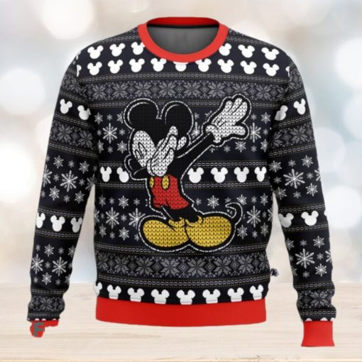 Disney Mickey Dabbing Ugly Christmas Sweaters 3D Super Hot