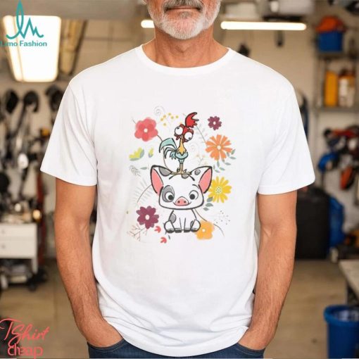 Disney Moana Shirt, Hei Hei and Pua Floral Shirt, Moana Princess Sweatshirt