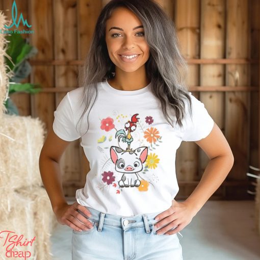Disney Moana Shirt, Hei Hei and Pua Floral Shirt, Moana Princess Sweatshirt
