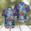 Disney Mickey Mouse Surfing Tropical Hawaiian Shirt