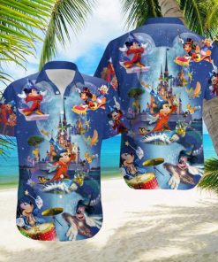 Disney Wonderful Worlds Mickey Magic Hawaiian Shirt