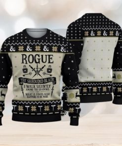 Dnd Classes Rogue Ugly 3d Sweater