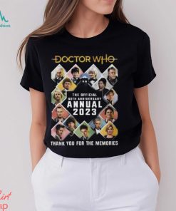 Doctor Who The Official 60th Anniversary Annual 2023 Thank You For The Memories Unisex T Shirt