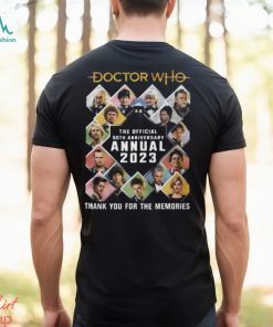 Doctor Who The Official 60th Anniversary Annual 2023 Thank You For The Memories Unisex T Shirt