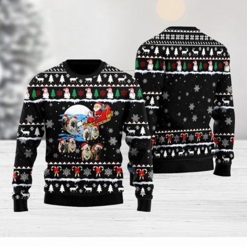 Dog Pointer Santa On Highway Ugly Christmas Sweater Funny Gift For Men And Women Family Holidays