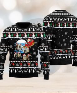 Dog Pointer Santa On Highway Ugly Christmas Sweater Funny Gift For Men And Women Family Holidays