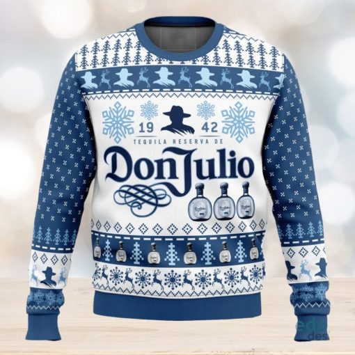 Don Julio 3D Ugly Christmas Sweater Christmas Gift Ideas Party Gift