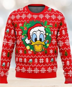 Donald Duck Christmas Head 3D Ugly Christmas Sweater Unisex Christmas Sweater For Men And Women