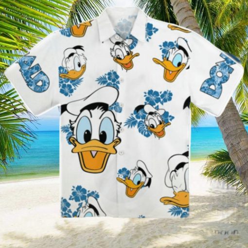 Donald Hibiscus Hawaiian Shirt