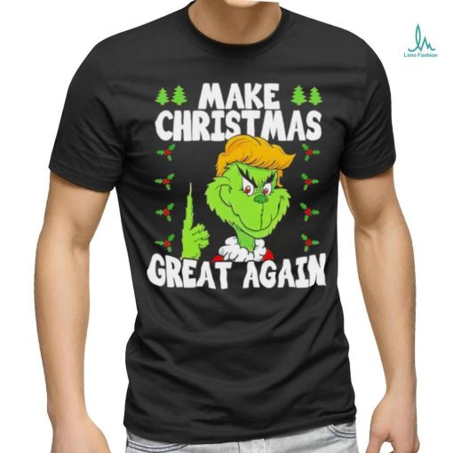 Donald Trump Grinch make Christmas great again shirt