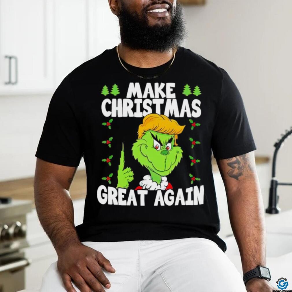 Donald Trump Grinch make Christmas great again shirt Donald Trump Grinch make Christmas great again shirt