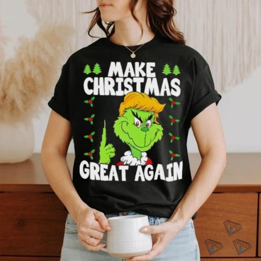 Donald Trump Grinch make Christmas great again shirt