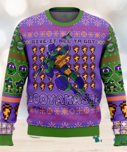 Donatello Rise Of The Teenage Mutant Ninja Turtles 3D Ugly Christmas Sweater Unisex Christmas Sweater For Men And Women