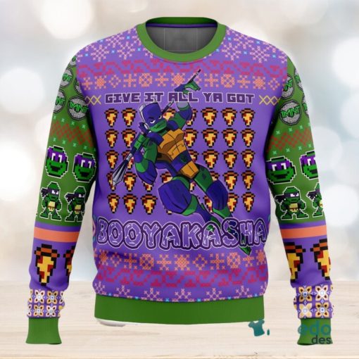 Donatello Rise Of The Teenage Mutant Ninja Turtles 3D Ugly Christmas Sweater Unisex Christmas Sweater For Men And Women