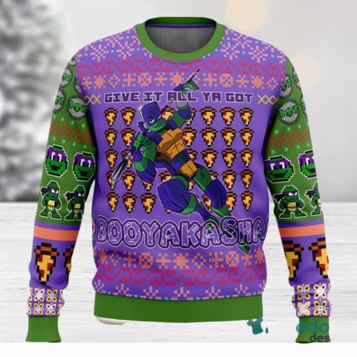 Donatello Rise Of The Teenage Mutant Ninja Turtles 3D Ugly Christmas Sweater Unisex Christmas Sweater For Men And Women