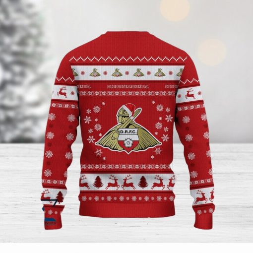 Doncaster Rovers Unique Efl Logo Team Ugly Christmas Sweater For Fans Gift Unisex Sweatshirt