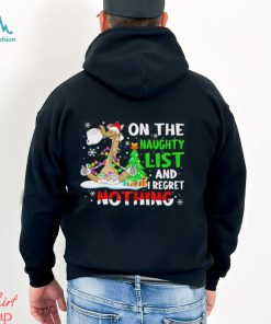 Donkey on the naughty list and i regret nothing Christmas shirt