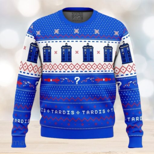 Dr Who Tardis Ugly Sweater Christmas Style Gift For Men And Women