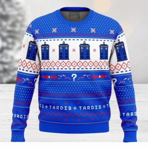 Dr Who Tardis Ugly Sweater Christmas Style Gift For Men And Women