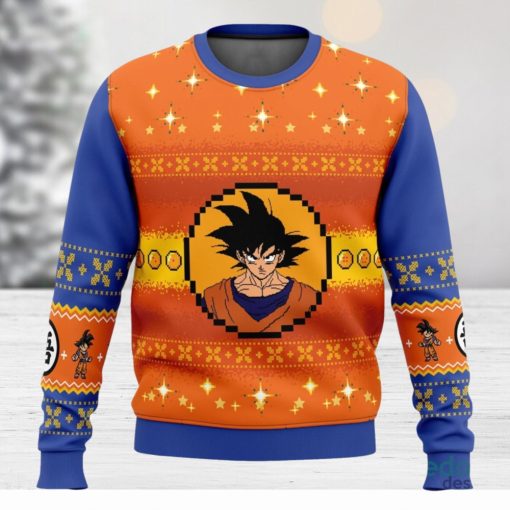 Dragon Ball Z Goku Christmas Ugly Christmas Sweater Unisex 3D Christmas Sweater Gift