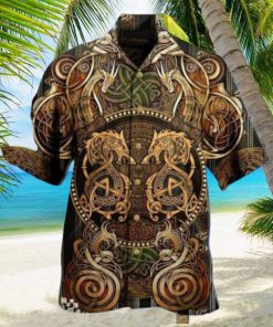 Dragon Viking Print Hawaiian Shirt Best Gift For Men Women